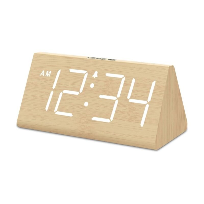 DreamSky Wooden Digital Alarm Clocks