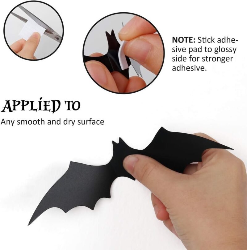 Coogam Halloween Bats Decoration - Image 6