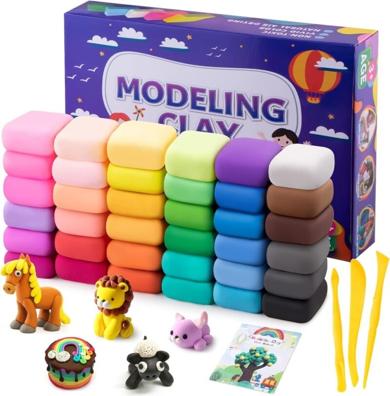 Air Dry Modeling 36 Colors Clay Kit