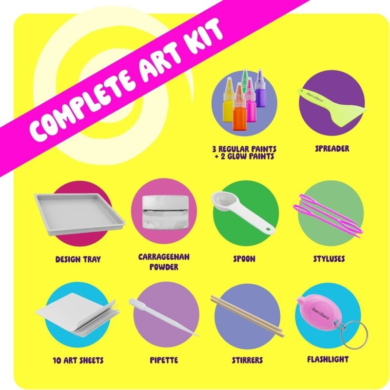 Glow in Dark Marble Paint Kit - Image 3