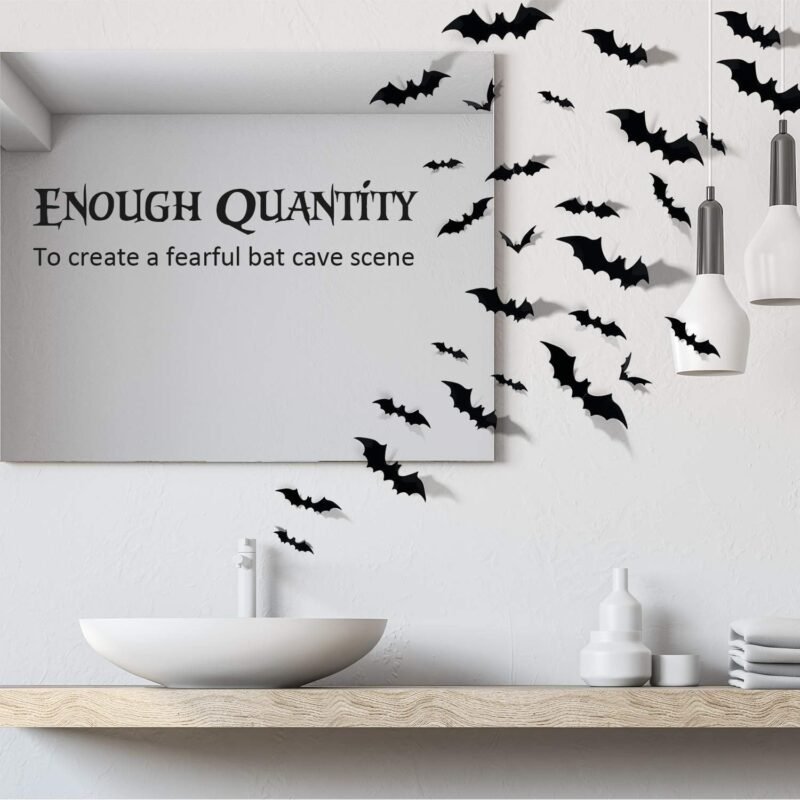 Coogam Halloween Bats Decoration - Image 2