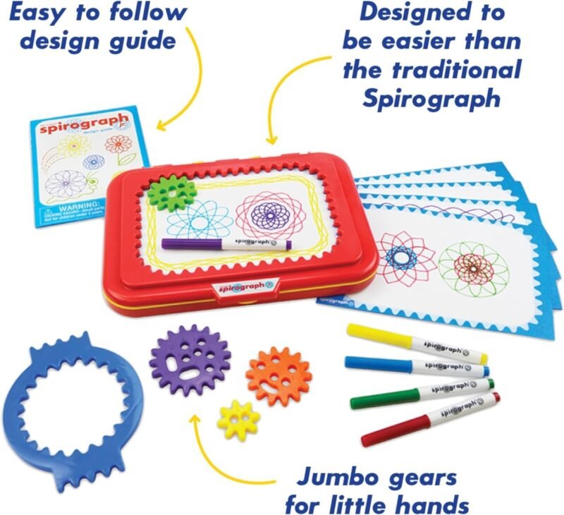 Spirograph Gears Spiral Drawing Art - Image 4