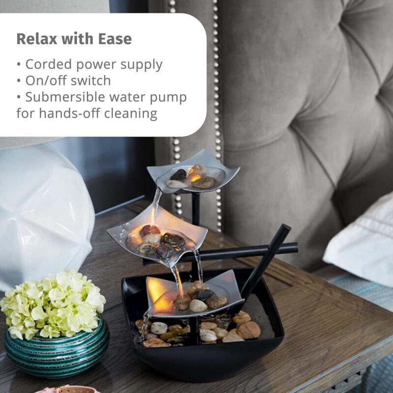 Homedics Tabletop Water Fountain - Image 4