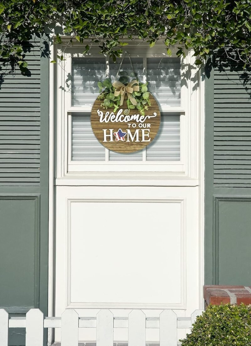 Welcome Sign Front Door Decoration - Image 2