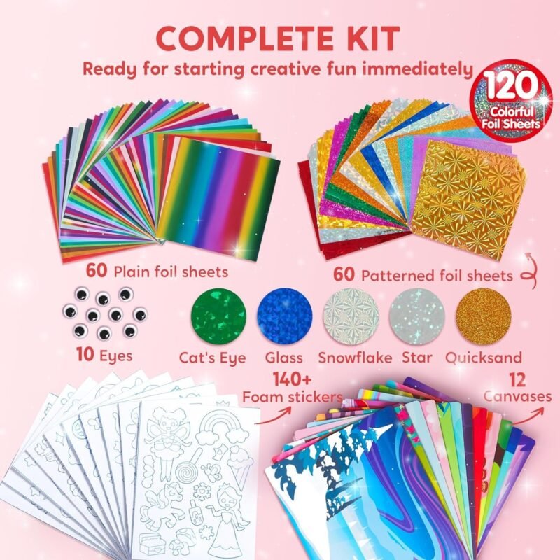 Klever Kits Foil Art Kit for Kids - Image 3